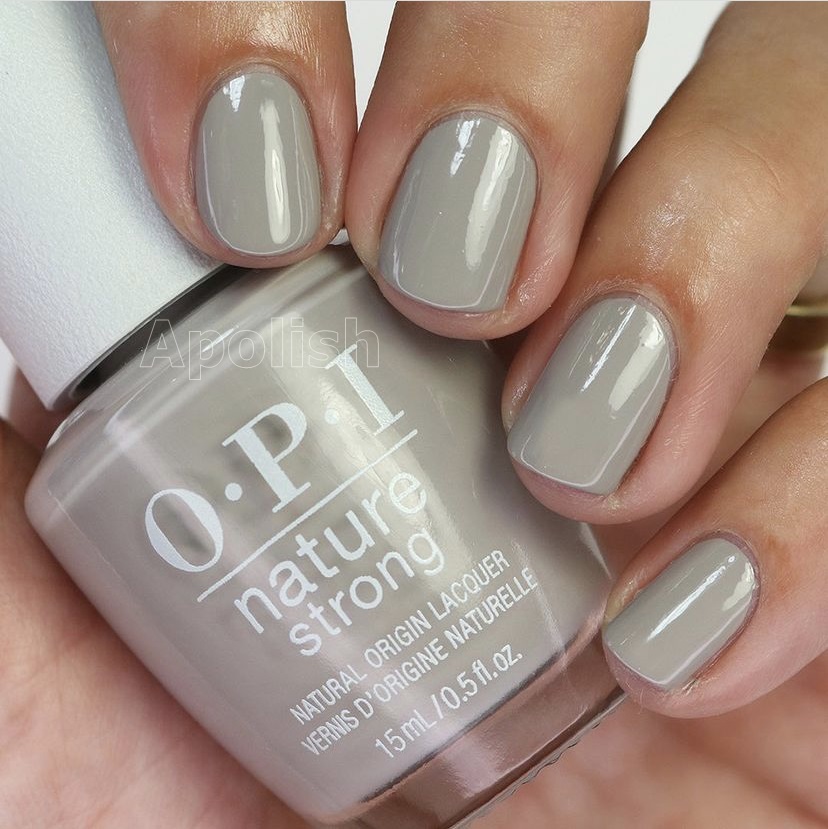 OPI Nature Strong 9-free NAT027 Dawn of a New Gray 天然純素 指甲油